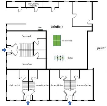 Grundriß haubarg am meer