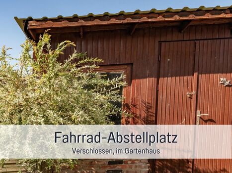 Gartenhaus für Fahrräder 