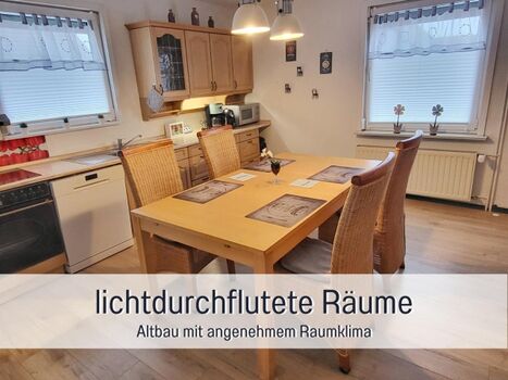 Lichtdurchflutete Räume 