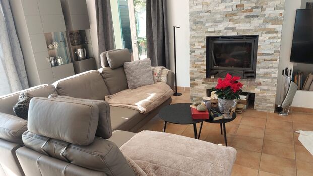 gemütliche Kaminecke