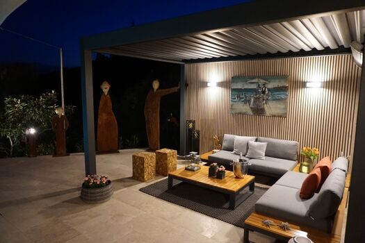 Abendstimmung in der Pergola