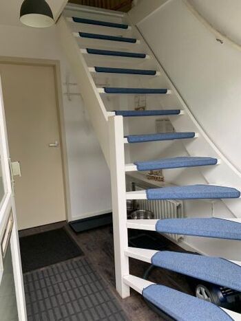 Aufgang zu den Schlafräumen