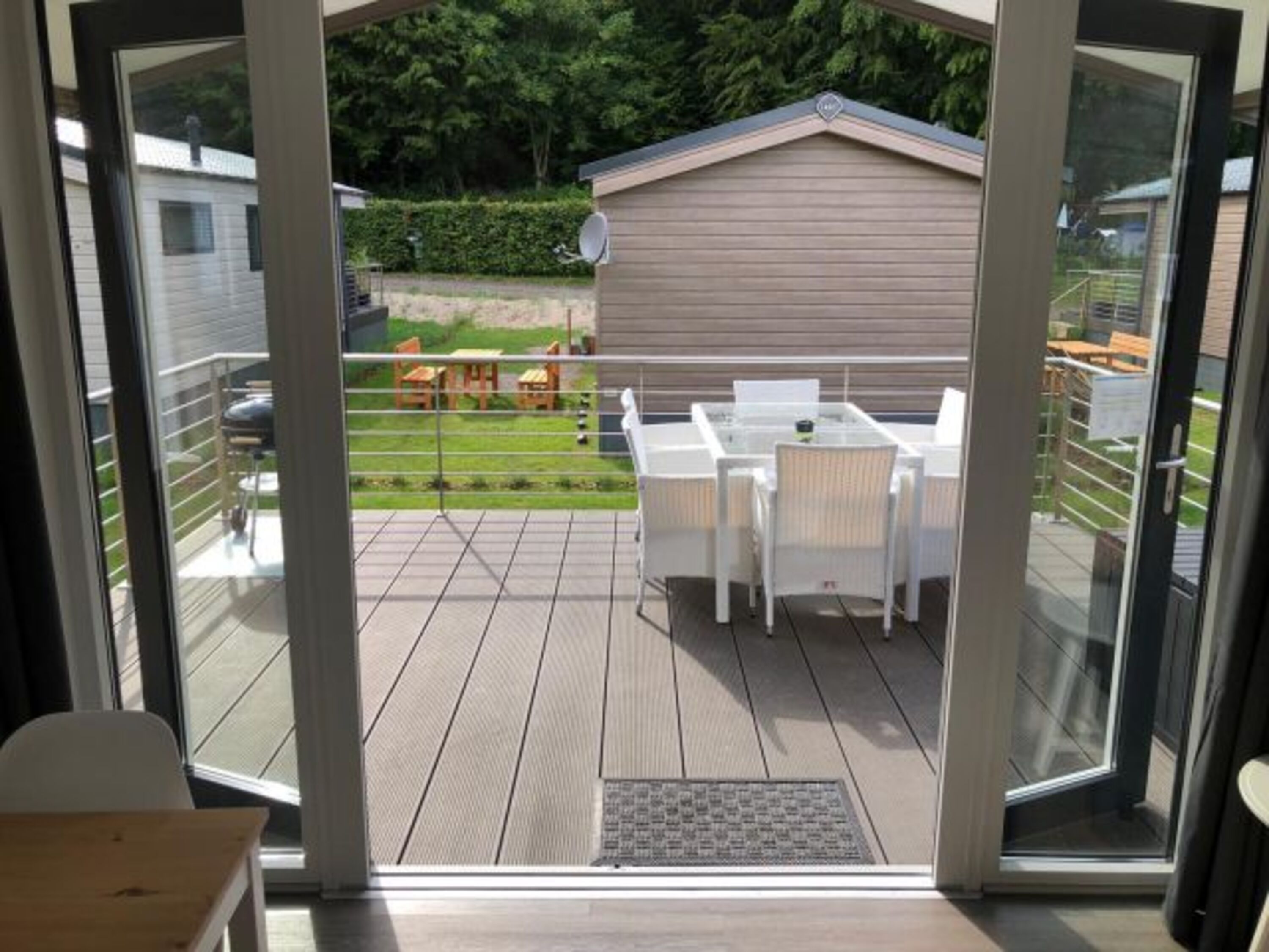 Ausblick auf der Terrasse