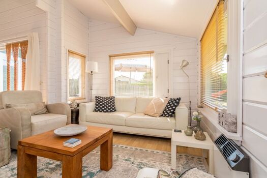 Das helle Wohnzimmer