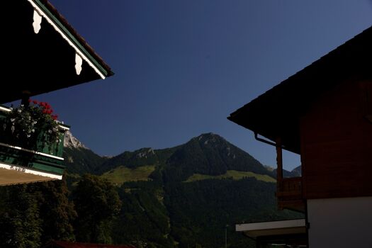 Blick zum Jenner vom Hausparkplatz