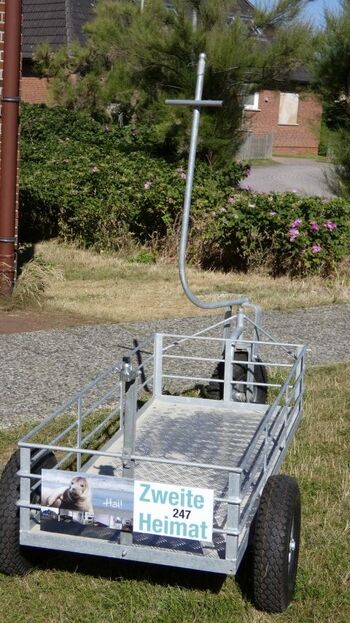 Unsere Karre befördert Ihr Gepäck und Ihren Nachwuchs ...