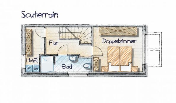 Zweite Heimat - das „Unter Deck” (Souterrain) im Überblick