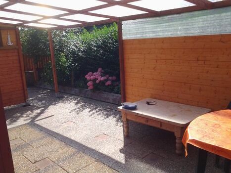 Überdachte Terrasse