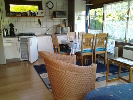 Wohnzimmer mit Küchenzeile