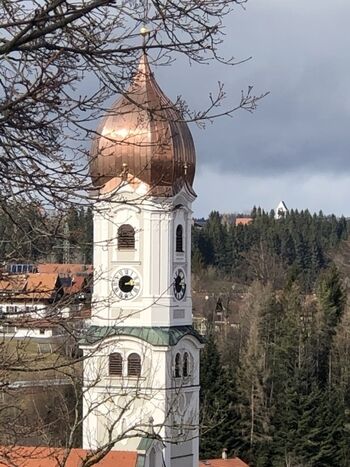 Kirchturm Nesselwang 
