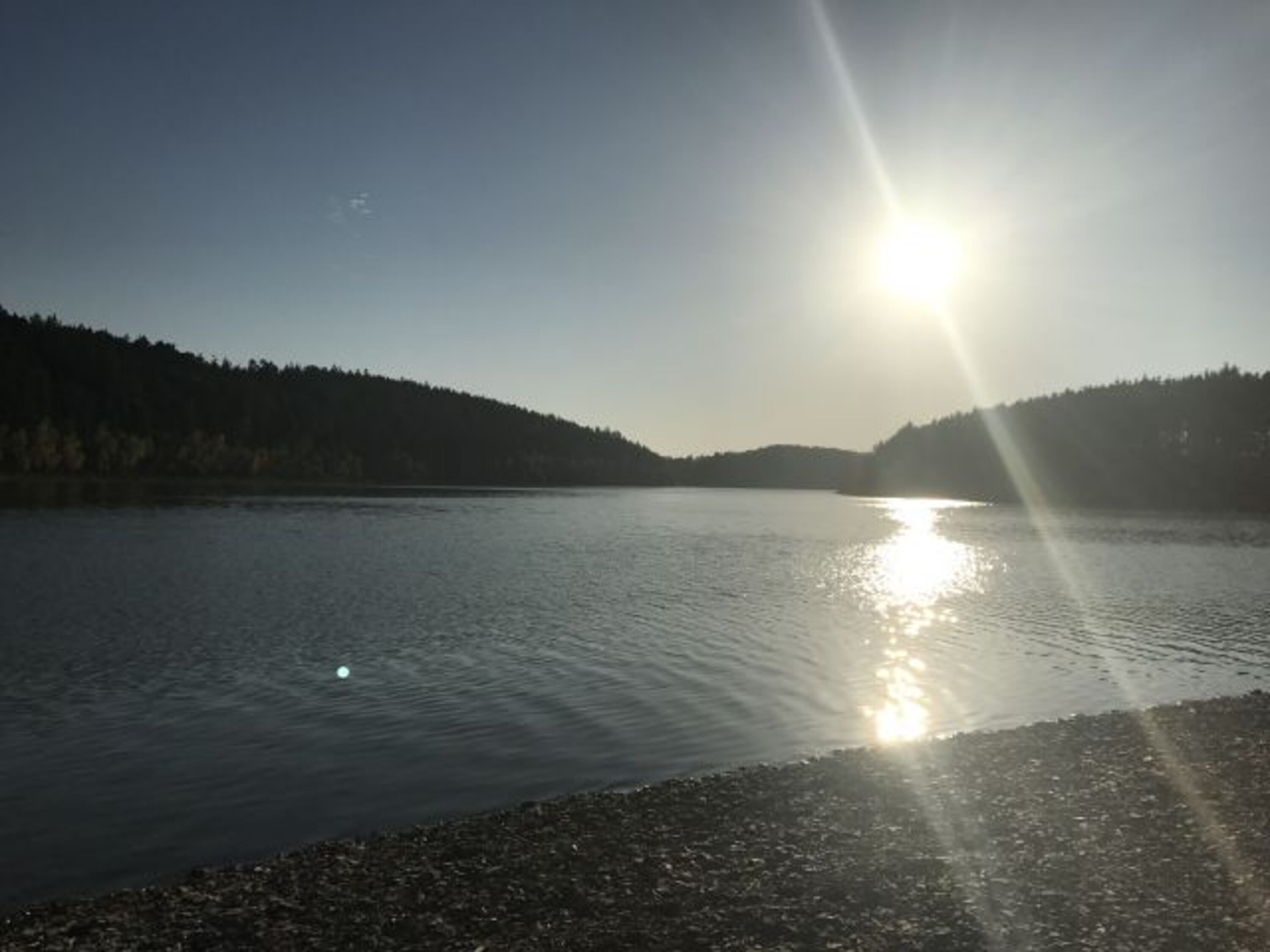 Sonnenuntergang am Zeulenrodaer Meer
