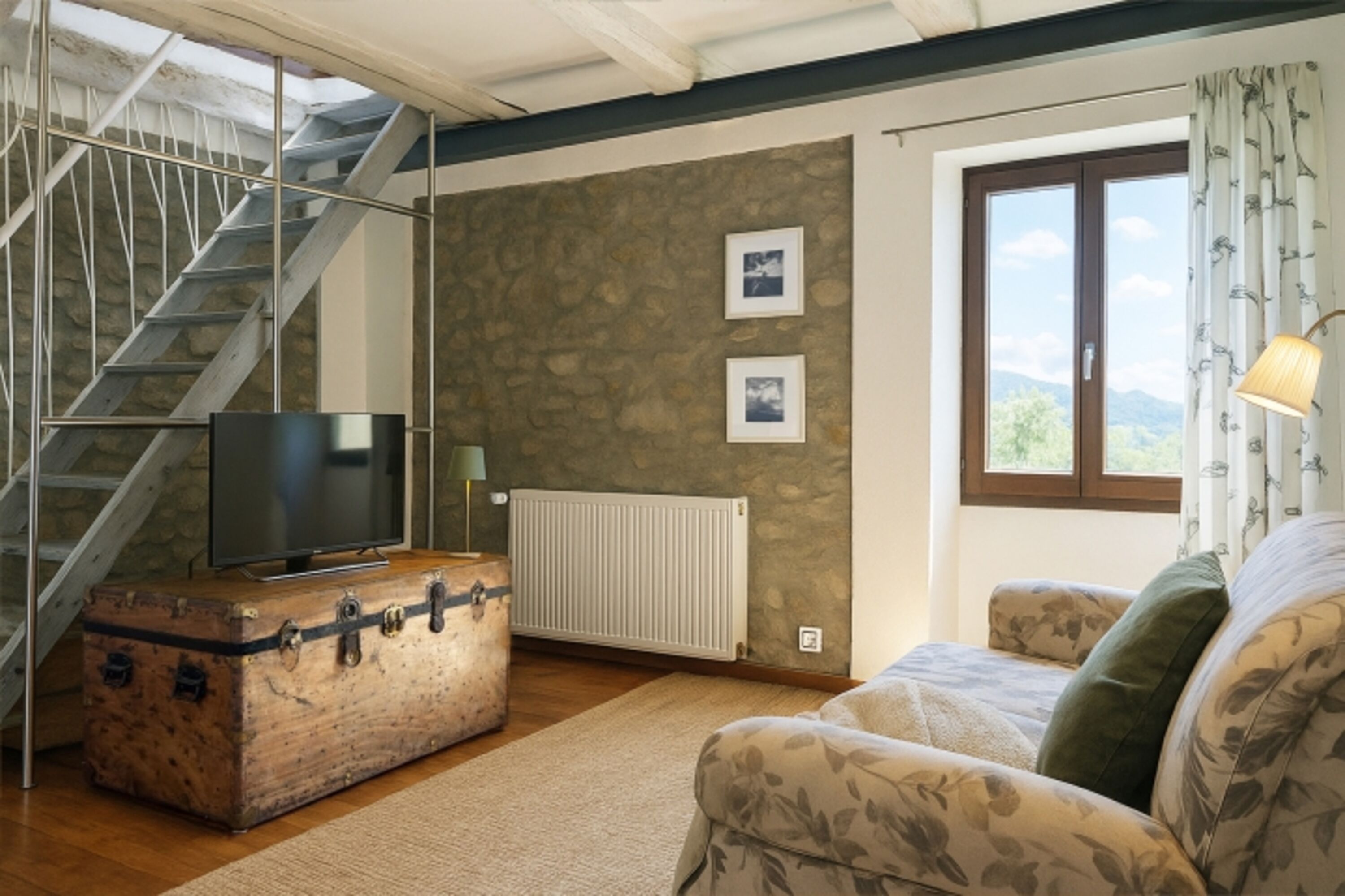 Wohnzimmer mit TV