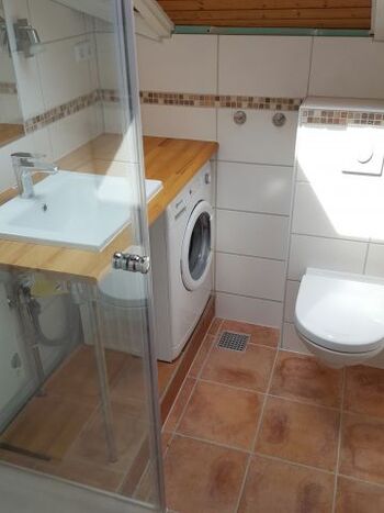 Bad mit Waschmaschine