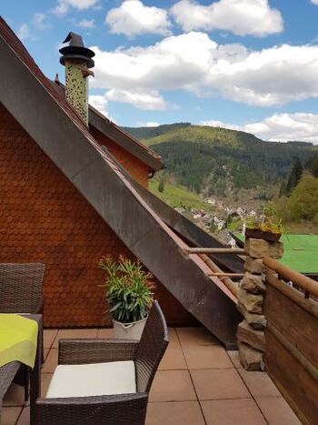 Blick ins Tal und auf den Hexenkamin