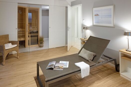 Wellnessbereich mit Sauna