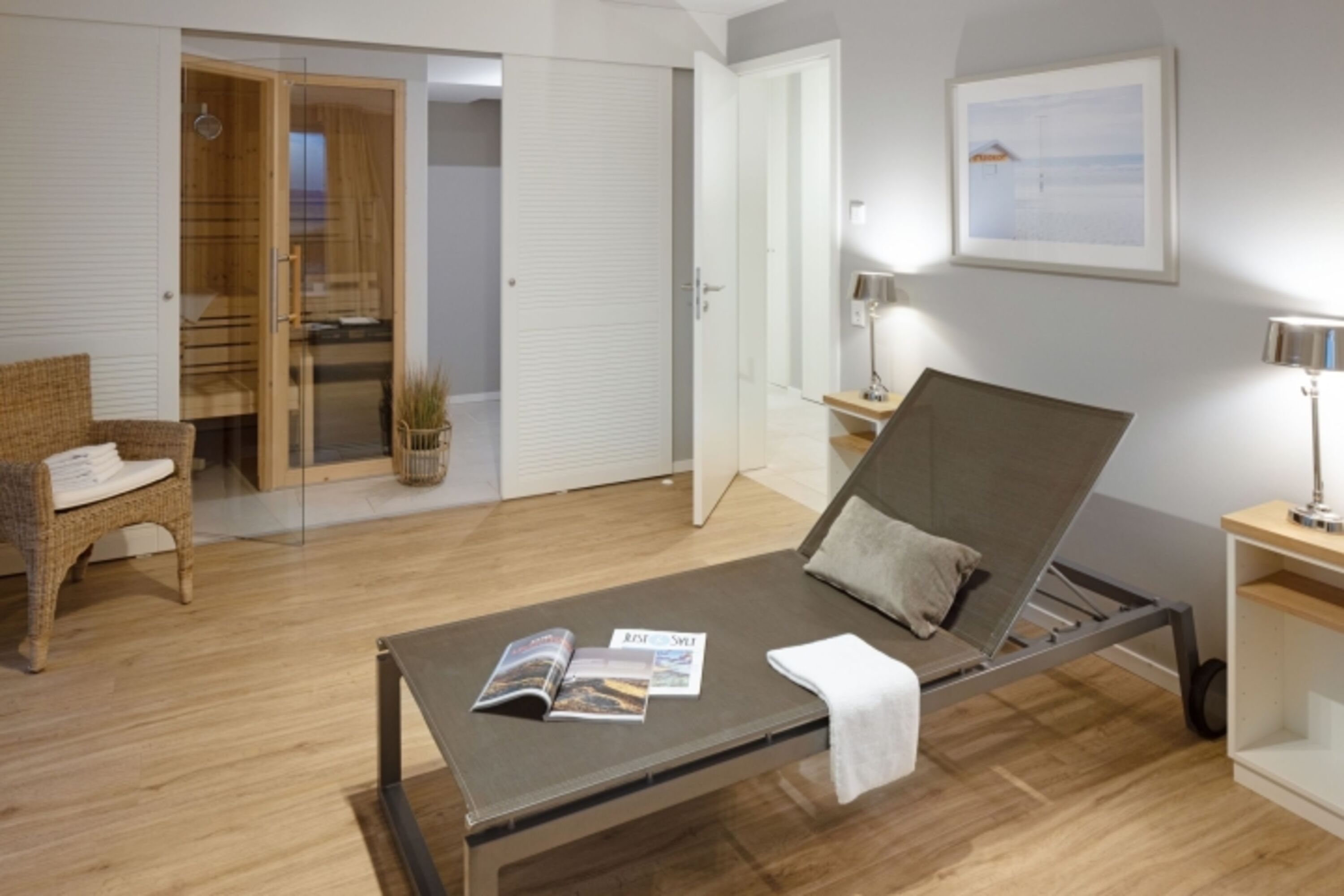 Wellnessbereich mit Sauna