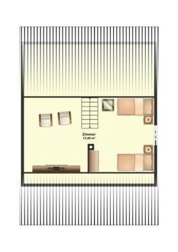 Grundriss Spitzboden