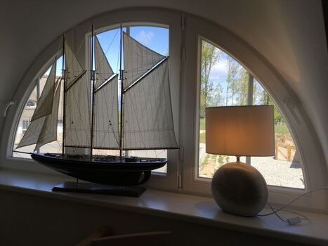 Blick aus der großen Gaube im Flur OG