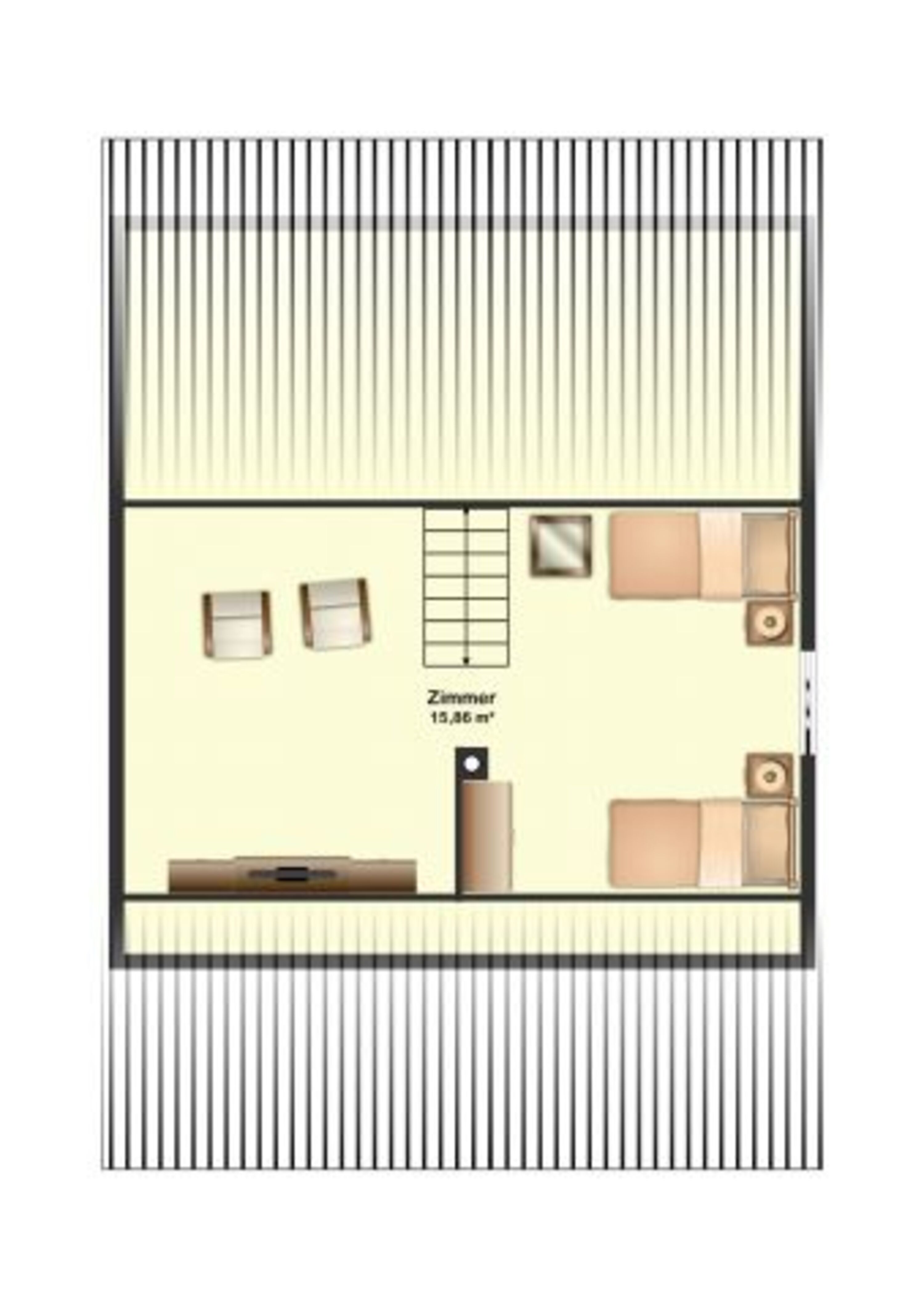 Grundriss Spitzboden