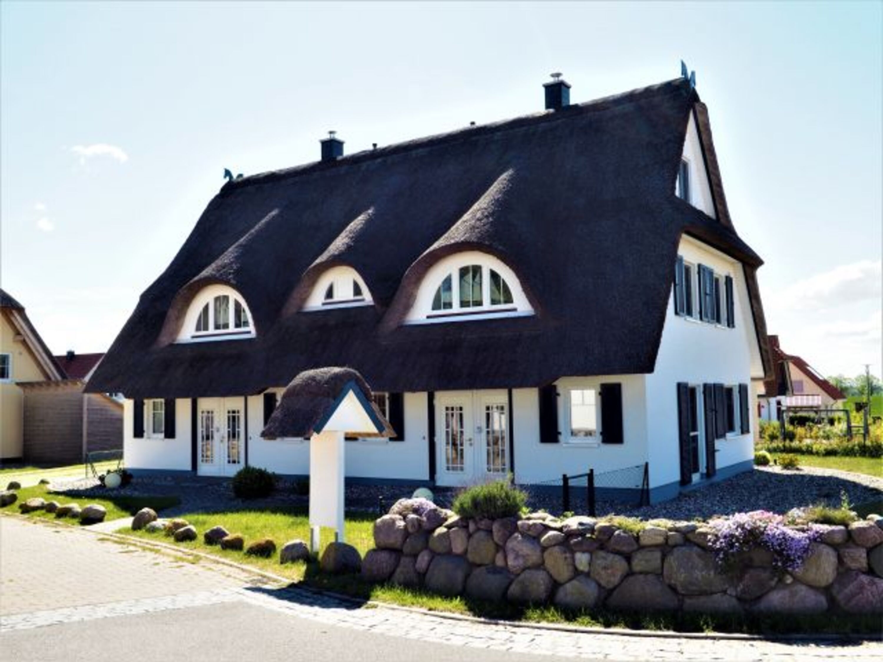 Ferienhaus Ostseetraum Eingang rechts