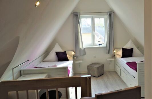 Schlafbereich Spitzboden