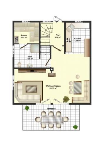 Grundriss Erdgeschoss