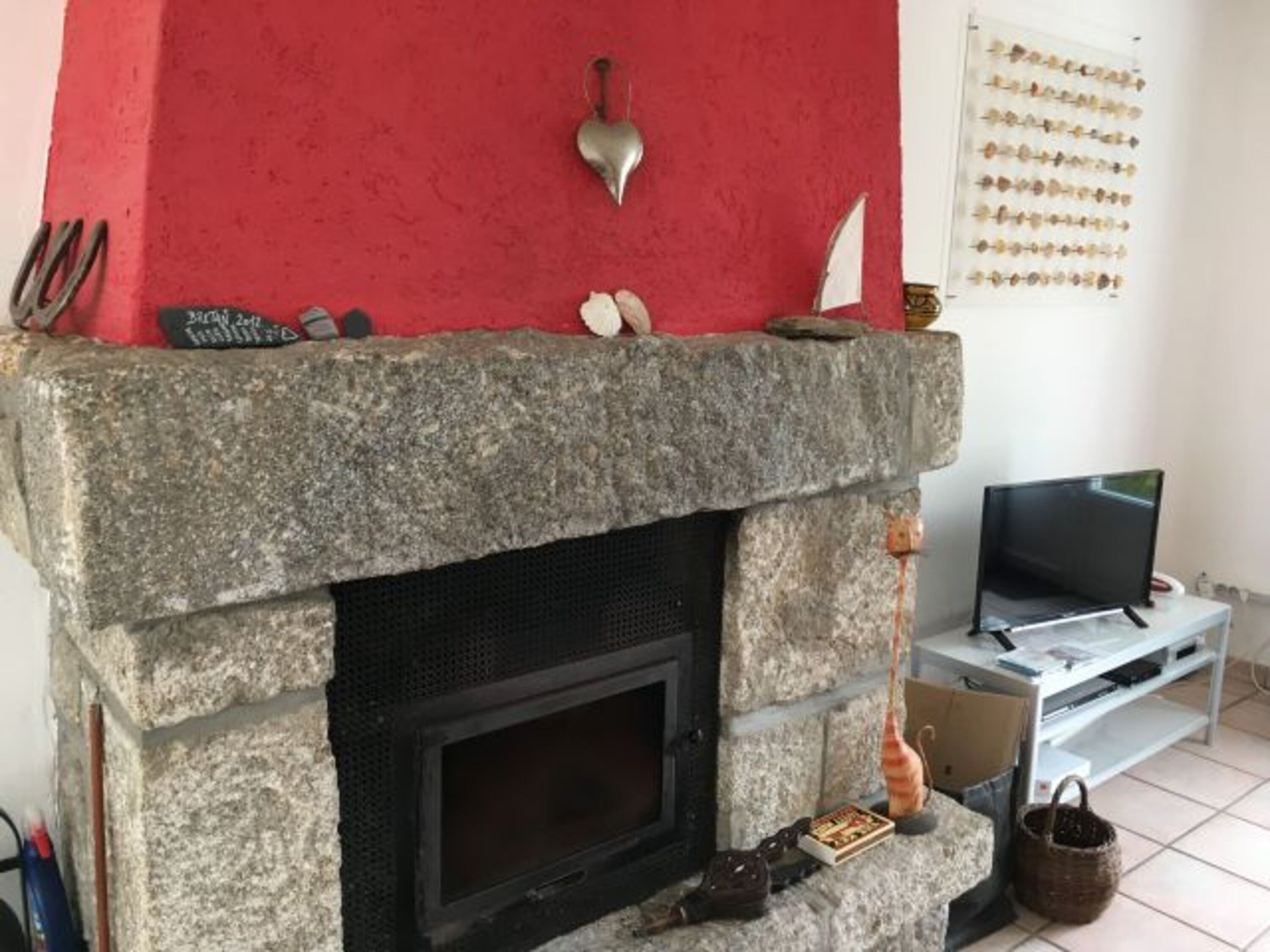Kamin im Wohnzimmer
