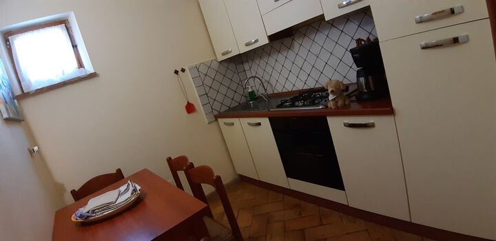 komplett eingerichtete Küche