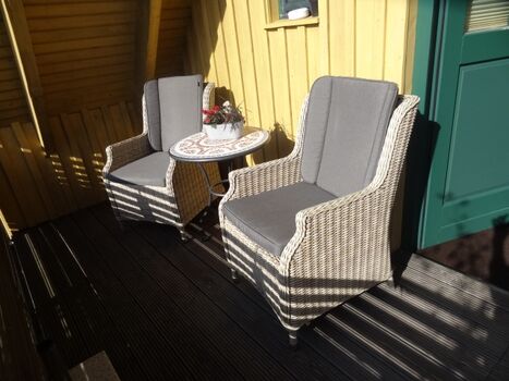 Sitzecke Nr. 2 - gemütliche Korbsessel