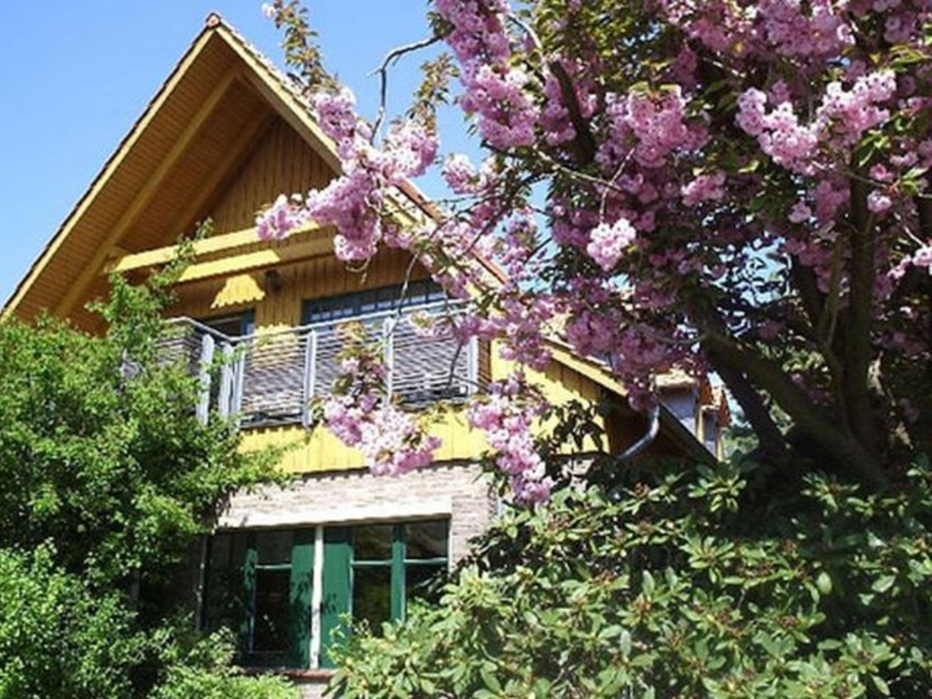 Das schöne Ferienhaus im Frühjahr