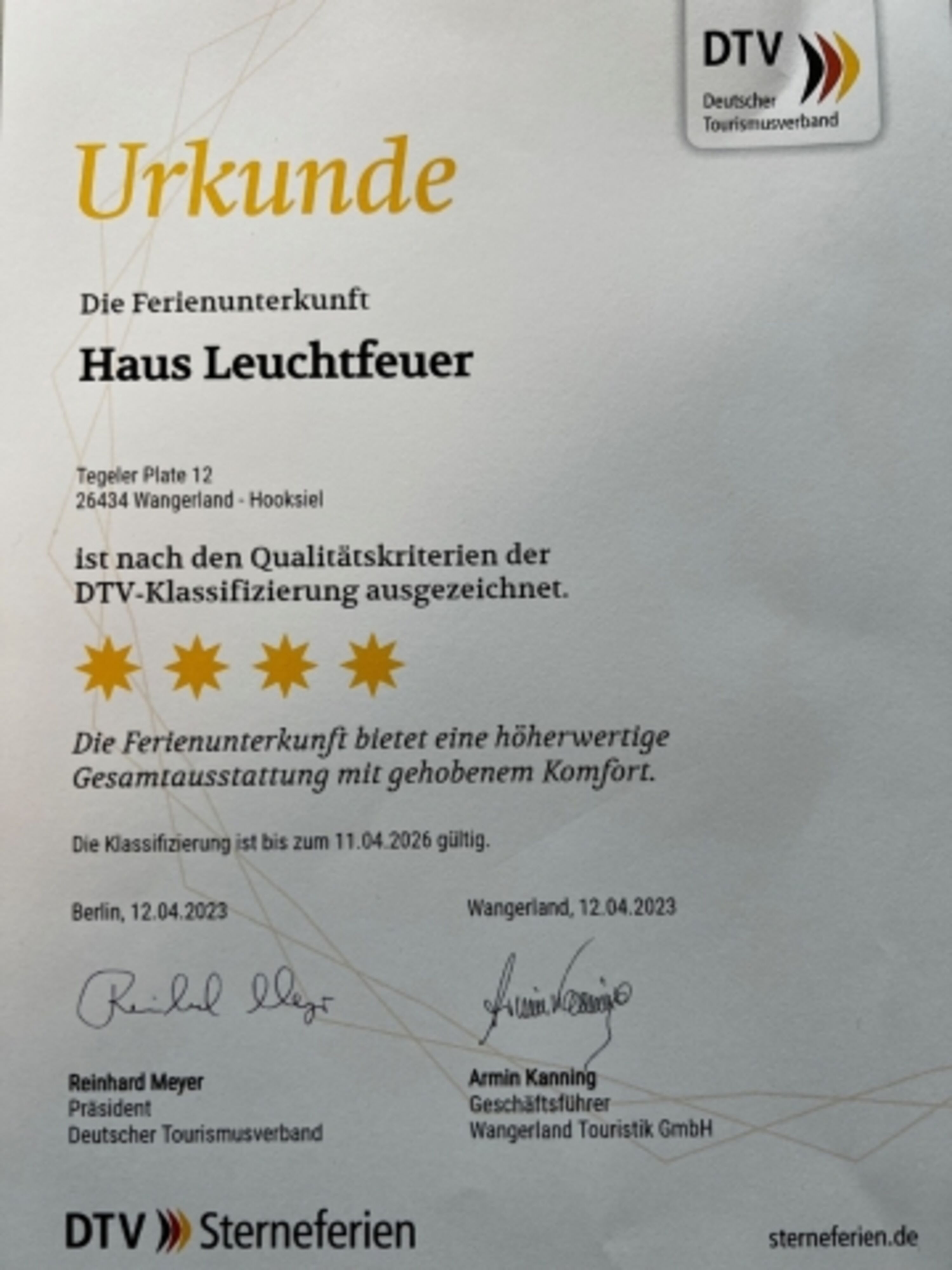 DTV Klassifizierung