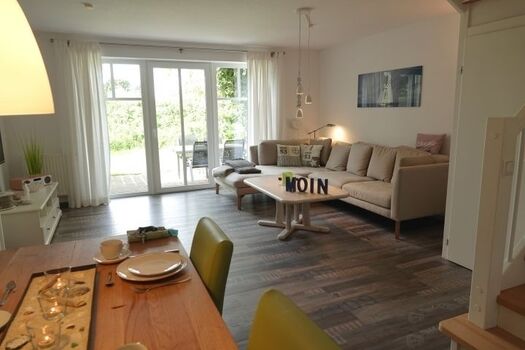 kombinierter Wohn-, Essbereich