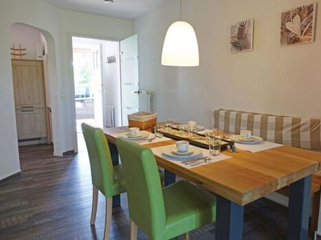 Der gemütliche Essbereich 