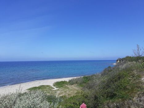 Naturstrand nur 900 m vom Haus entfernt 