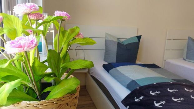 Schlafzimmer mit 2 Einzelbetten - weitere Ansicht 