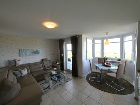 Der Wohn- und Essbereich