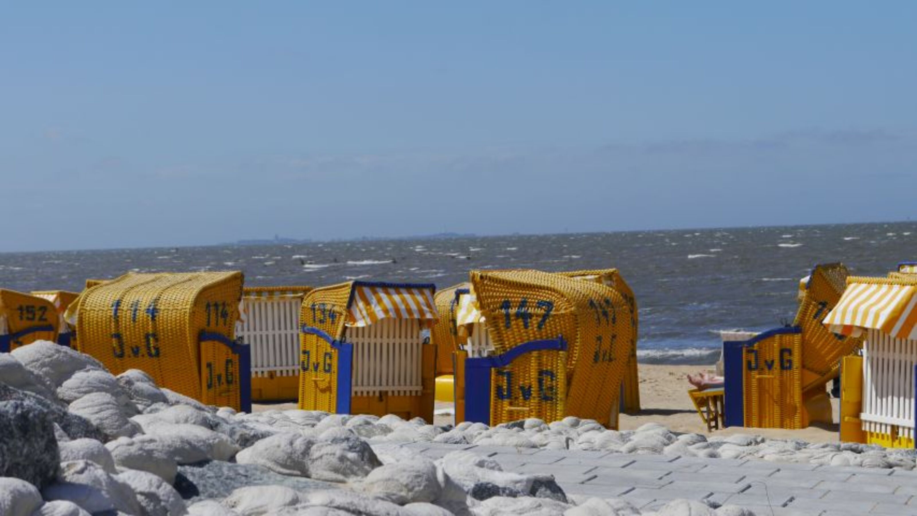Strandkorb Inklusive, leider nicht am Hundstrand!