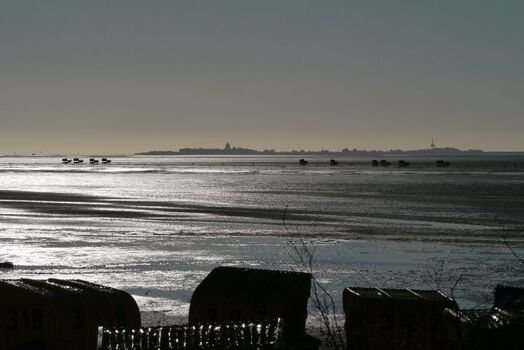Sonnenuntergang vor der Residenz Meeresbrandung