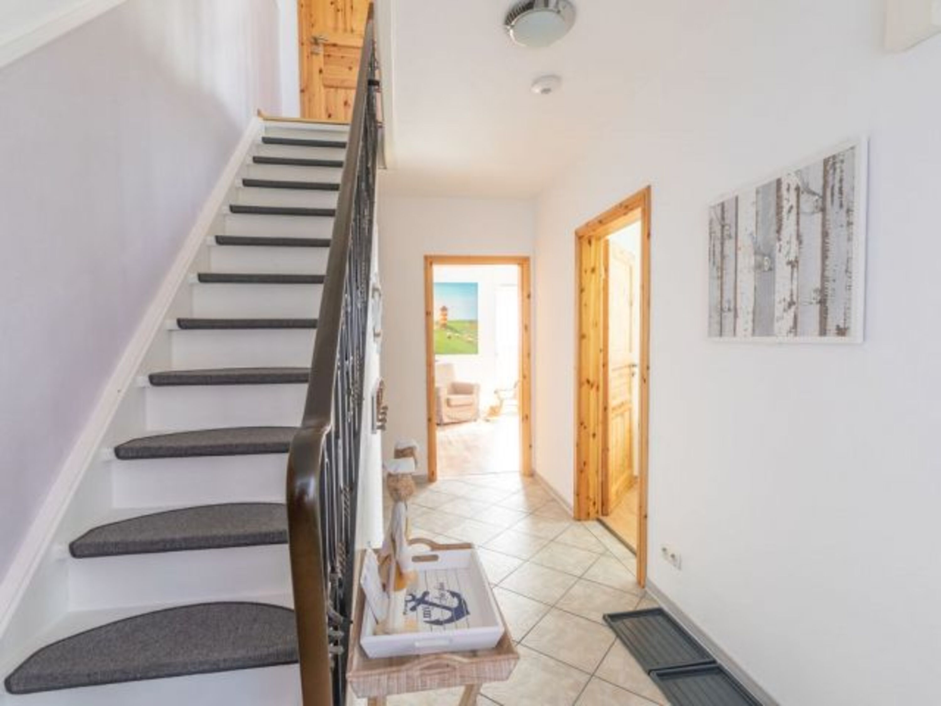 Treppe zur 1. Etage
