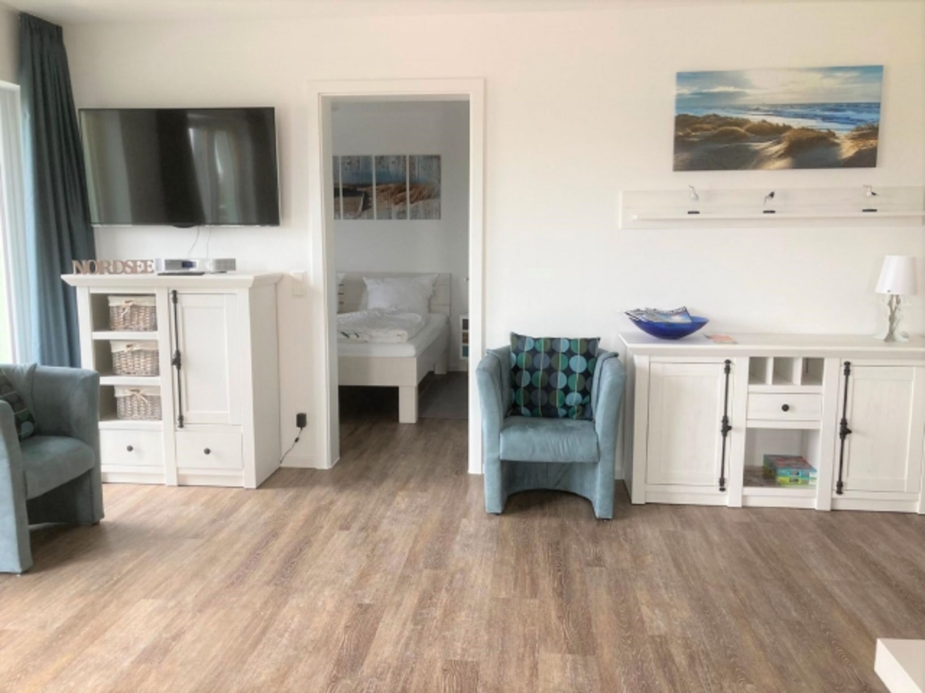 Blick ins zweite Schlafzimmer