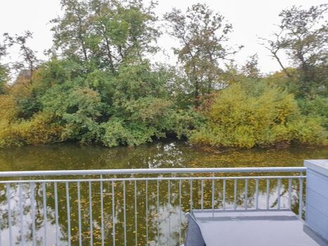 Terrasse direlkt an der Graft