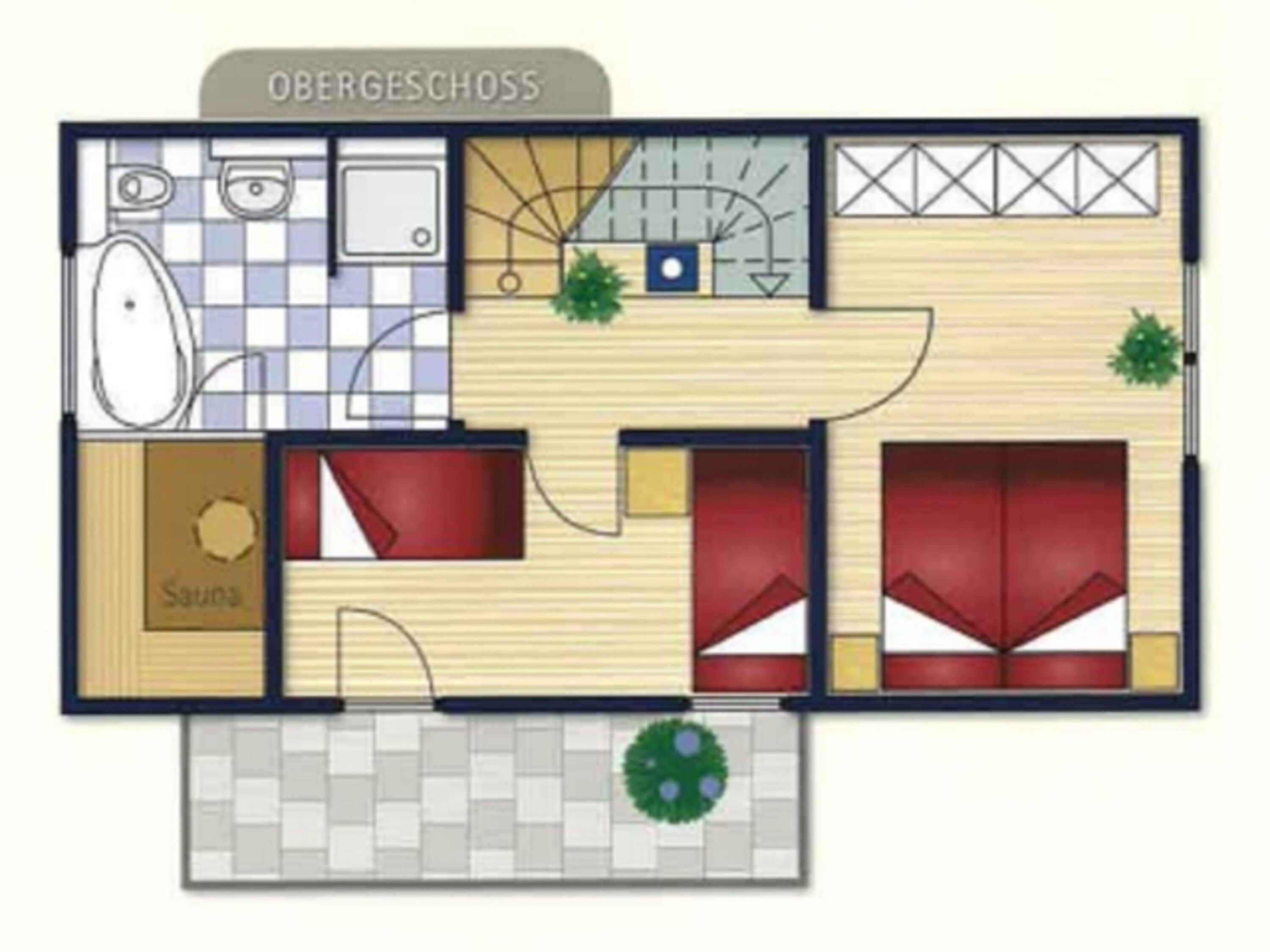 Grundriss Obergeschoss
