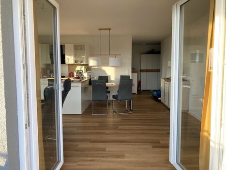 Blick vom balkon ins Innere