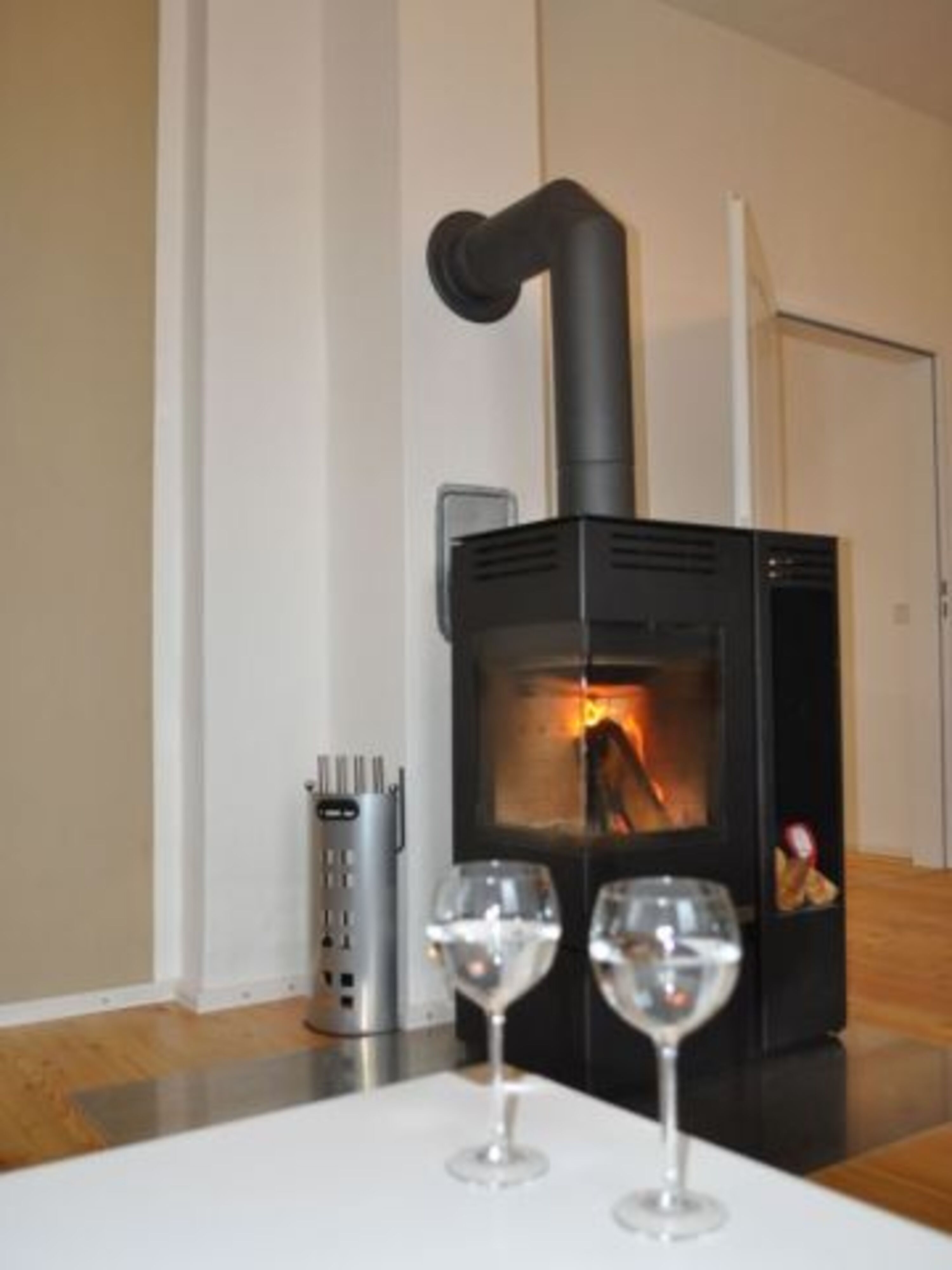 Kamin im Wohnzimmer