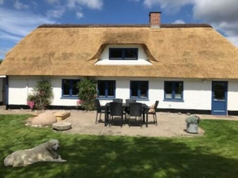 Das Haus vom Garten her