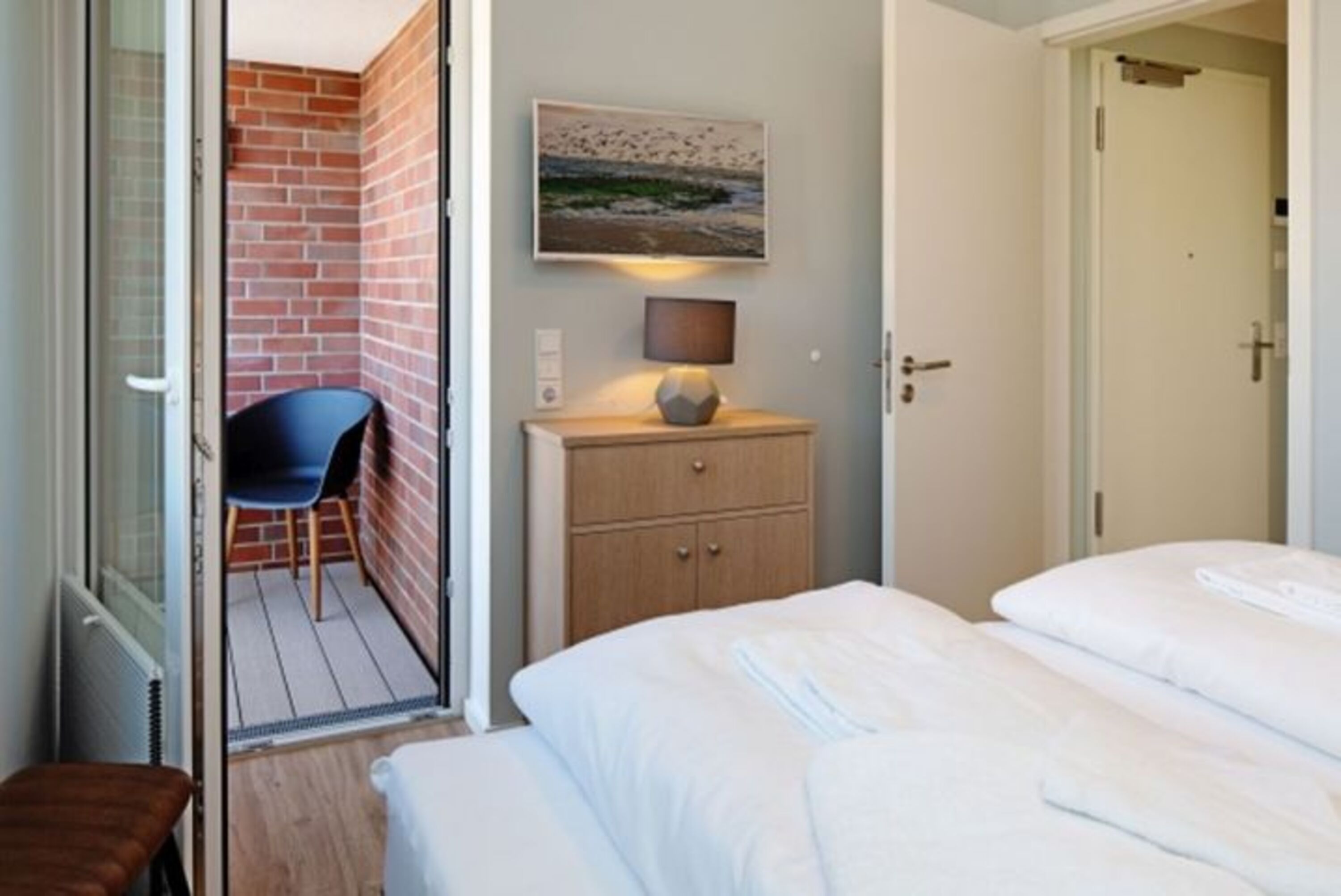 Schlafzimmer 1 mit Zugang zum 2. Balkon