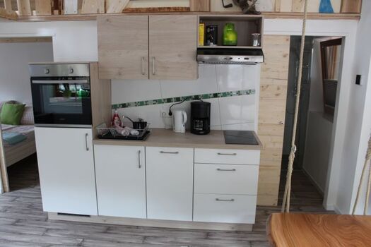 eine vollausgestattete Küche lässte keine Wünsche offen