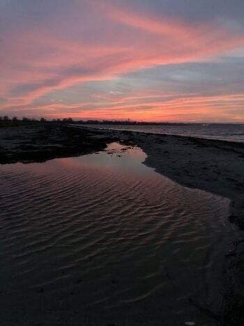 Sonnenuntergang im Januar: unfassbar schön 