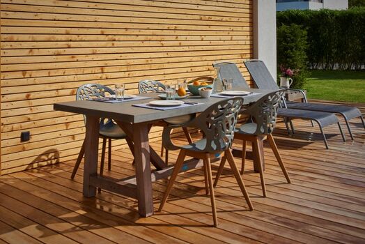 Sonne genießen auf der West Terrasse