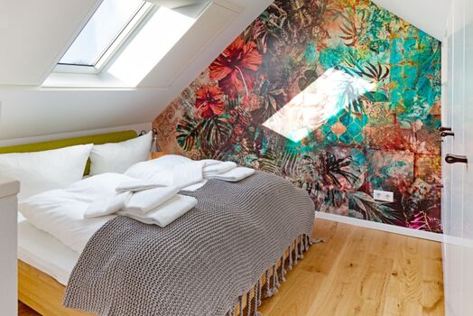 Schlafzimmer zwei auf der Empore